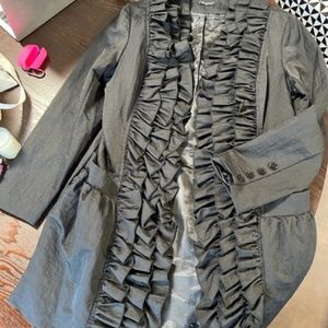 Samuel Dong Ruffled Coat